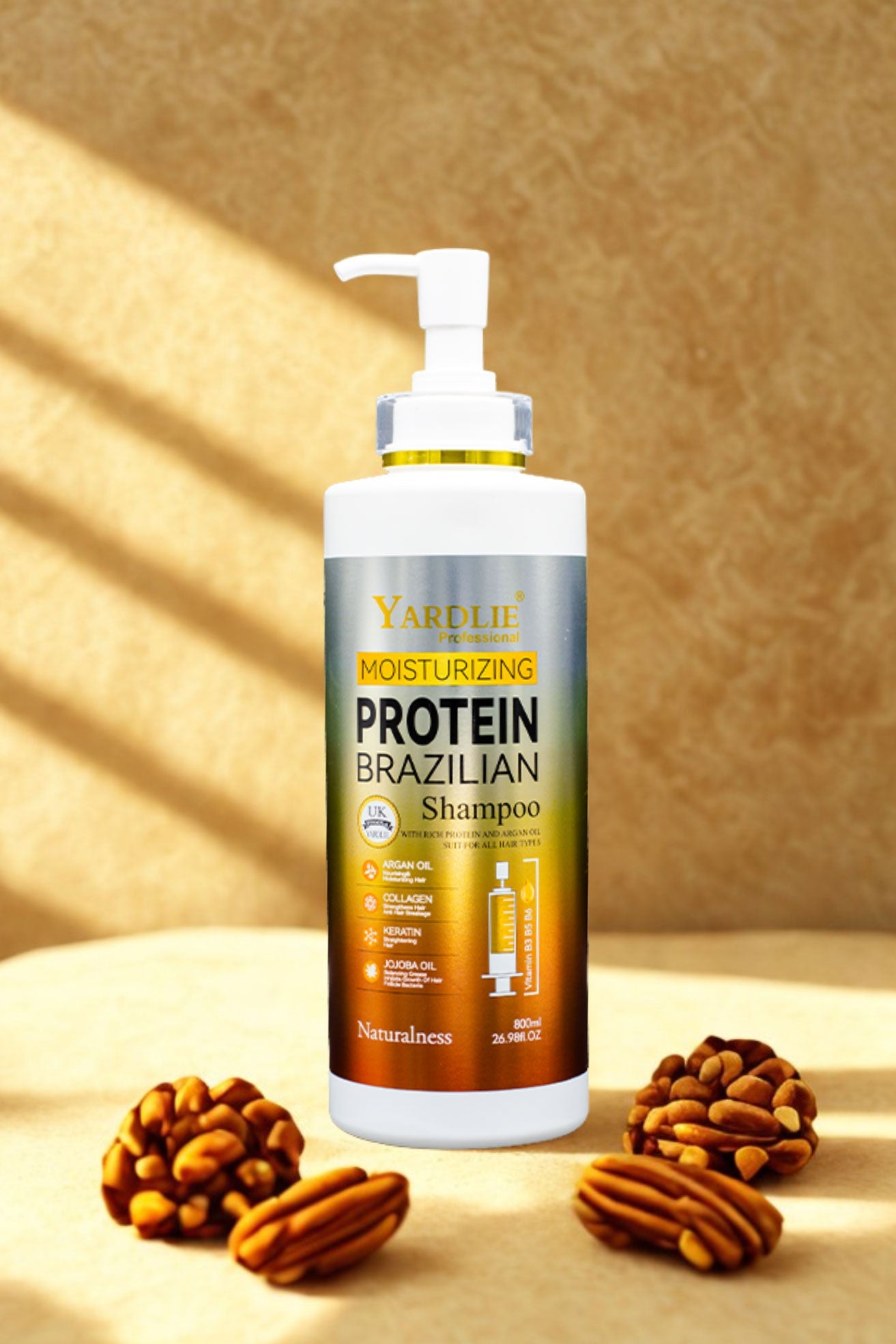 Hephaes Protein Brazilian Keratin Care Hair Shampoo